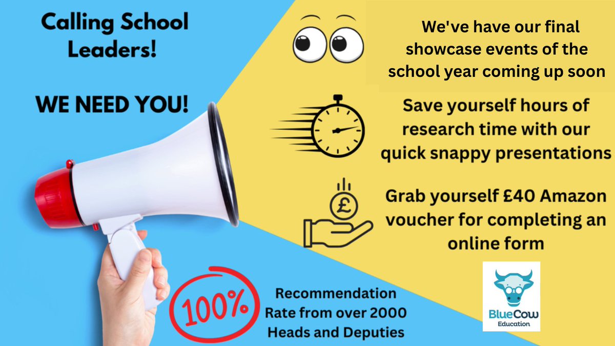 📣 We’ve got our final two Showcase Events of the academic year coming up… and we’d love your help!

If you're a Primary Leader (or know someone who is), we’d love for you to join us on:
🗓️ Wednesday 2nd July
🗓️ Thursday 3rd July
🕢 7:30pm | Online

These relaxed evening