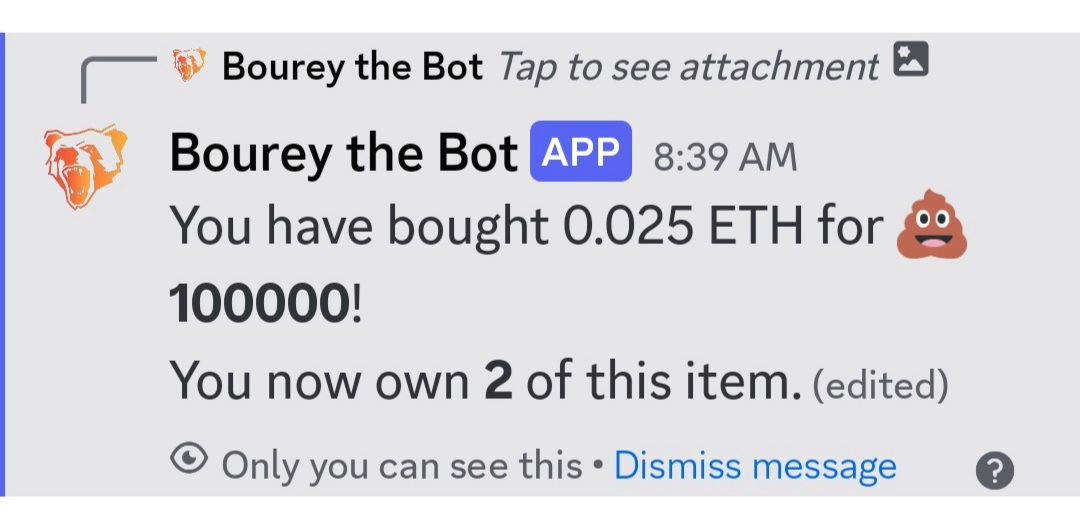 premature baby7 (@prematurebaby7) on Twitter photo This is the 2nd time buying 0.025ETH using POOP ๐ฉ bbnft-store. Thank you <a href="/cryptoequip/">cryptoequip.eth</a> ๐ <a href="/bearandbullnft/">The Bear And Bull NFT</a> ๐ฅ
#YUGE #BBNFT This is the 2nd time buying 0.025ETH using POOP ๐ฉ bbnft-store. Thank you <a href="/cryptoequip/">cryptoequip.eth</a> ๐ <a href="/bearandbullnft/">The Bear And Bull NFT</a> ๐ฅ
#YUGE #BBNFT