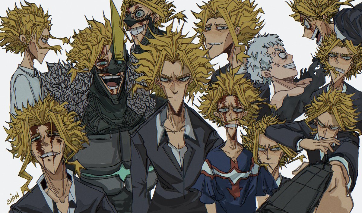 Btw guys did u know i drew all might with his eyes visible few months back. I’m showing it AGAIN