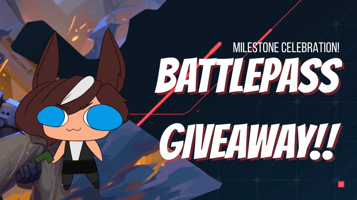 Frankie Bunny🐰🖤💀 | フランキー バ二ー (@frnkebunny) on Twitter photo 🚨VALORANT BATTLEPASS GIVEAWAY🚨
To celebrate my YT, X, and Tiktok milestones, I'll be giving away 3 battlepass!
To enter:
-Follow <a href="/frnkebunny/">Frankie Bunny🐰🖤💀 | フランキー バ二ー</a>
-Like and retweet this post
-Tag 2 friends
Winner will be announced on my birthday, 12 July 2025!
Good Luck! 🖤🩶🐰 🚨VALORANT BATTLEPASS GIVEAWAY🚨
To celebrate my YT, X, and Tiktok milestones, I'll be giving away 3 battlepass!
To enter:
-Follow <a href="/frnkebunny/">Frankie Bunny🐰🖤💀 | フランキー バ二ー</a>
-Like and retweet this post
-Tag 2 friends
Winner will be announced on my birthday, 12 July 2025!
Good Luck! 🖤🩶🐰