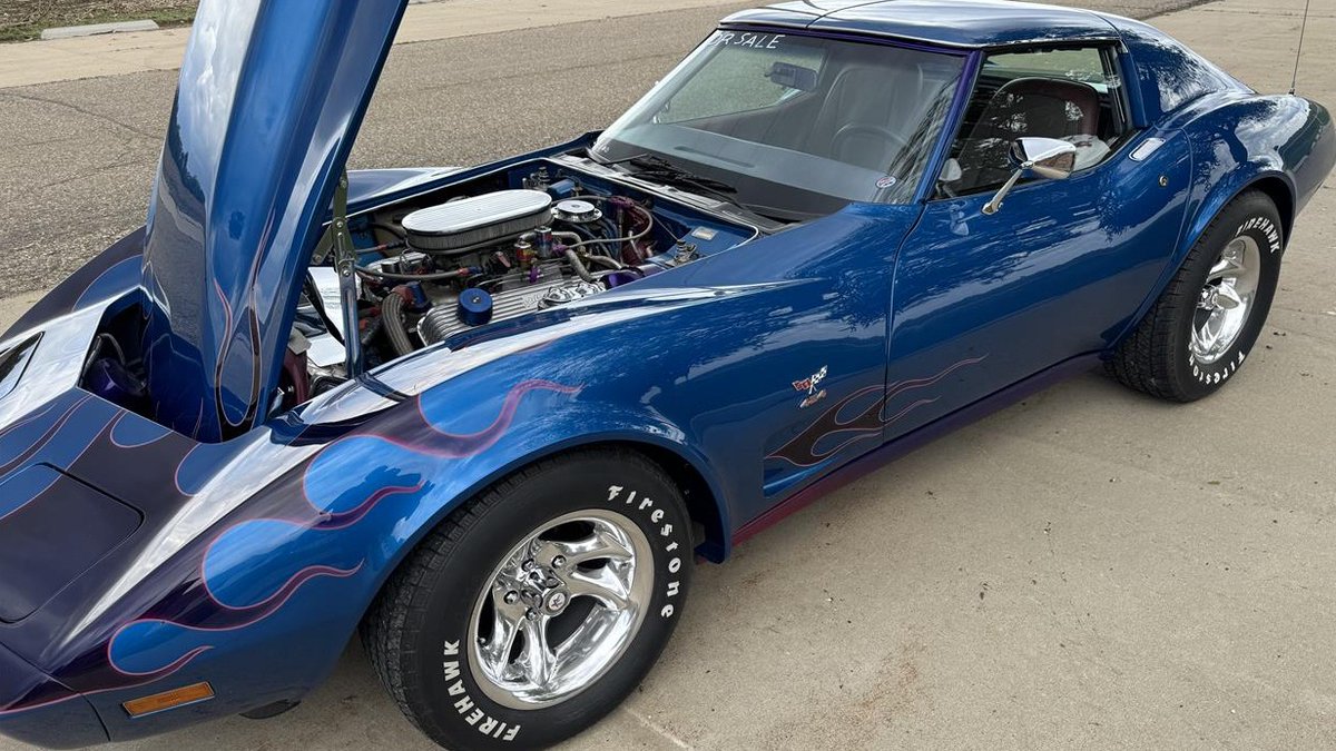 This 1977 Chevrolet Corvette is listed for sale in Sioux Center, Iowa.

Listing ID CC-1963526

l8r.it/G7R0