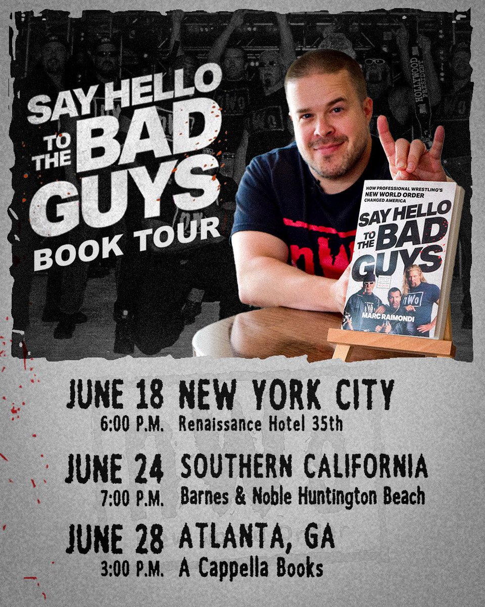 marcraimondi's tweet image. We’re hitting the road the next two weeks!
Details:
JUNE 18
New York City
Versa at the Renaissance New York Midtown Hotel
218 W 35th St
6 p.m.
Casual gathering, book signing (limited advance copies available for purchase)
JUNE 24 — RELEASE DAY 📚
Huntington Beach,…