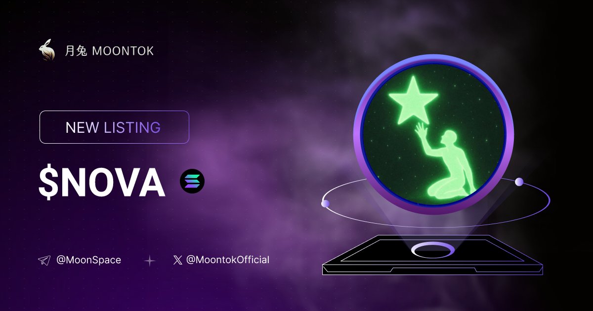 ⚡ 月兔雷霆 - Moontok Xpress

nova ( $nova )
moontok.io/coins/nova

4sCn4a1mey3ZTdgU6dGsxuKQTv67yp6izeUEFgwXpump

LIQ: $50,752 | MC: $217,067

#altcoin #memecoins <a href="/novacoinsolana/">nova</a> @moontokofficial