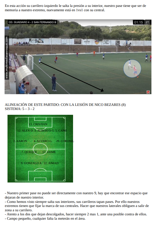 coacharellano's tweet photo. La Unión campo de pequeñas dimensiones nos costó muchísimo hacer nuestro juego https://t.co/FXZVXJl8Mh
