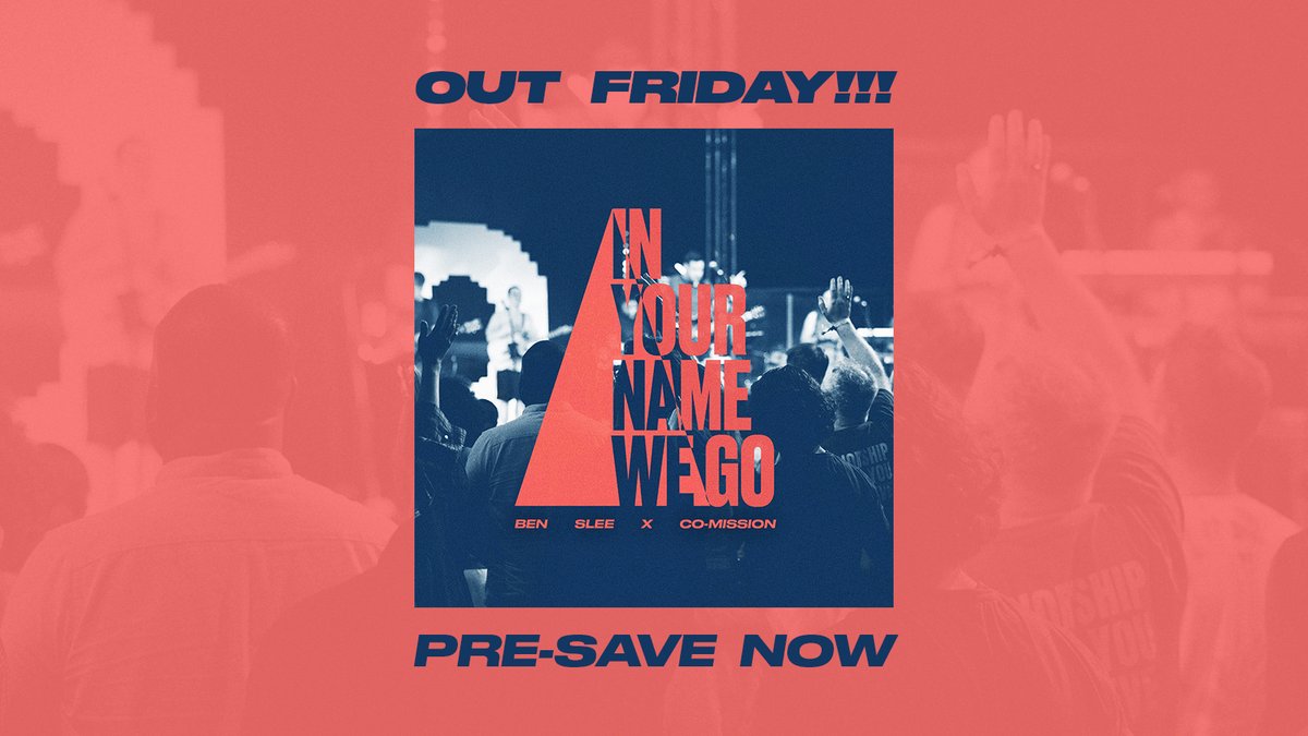 Jesus, Saviour of the world,
In Your name we go.
Jesus, Lord of all the earth,
Make Your glory known.

wingsmusic.lnk.to/InYourNameWeGo