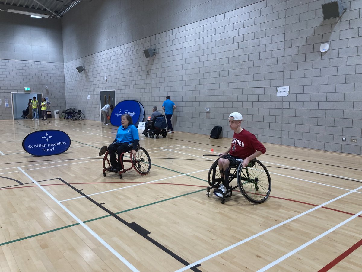 PickleballScot1's tweet photo. Great networking and fun at the #SDS_sport exhibition on Saturday. Delighted to showcase how accessible #pickleball can be. πππ @sportscotland @nanettemutrie @Pickleball_IFA @Actify @ActiveScotGov https://t.co/Igc6dKKc9g