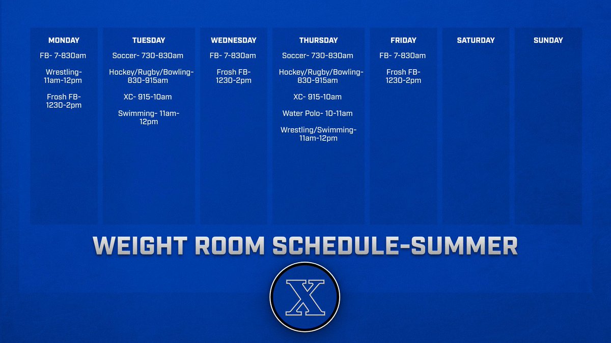 St. Xavier Strength tweet media