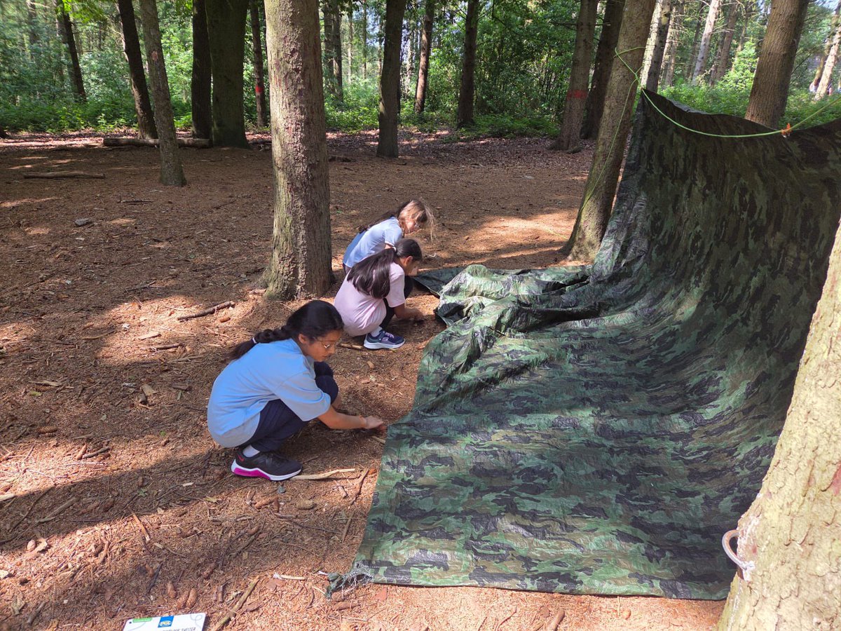 Perhaps we have a future Bear Grylls among us? 🤔 <a href="/BusheyHeathTrip/">Bushey Heath Trip</a> #BHPSPGL25