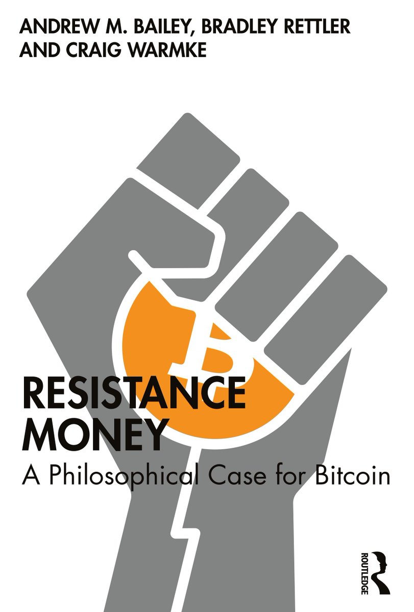 It's been a year since the release of Resistance Money, the first comprehensive peer-reviewed academic book on bitcoin.

We've sold about 5,000 copies so far. Thank you!

And three sequels are under way — one, a debate volume — is already under contract with a publisher.