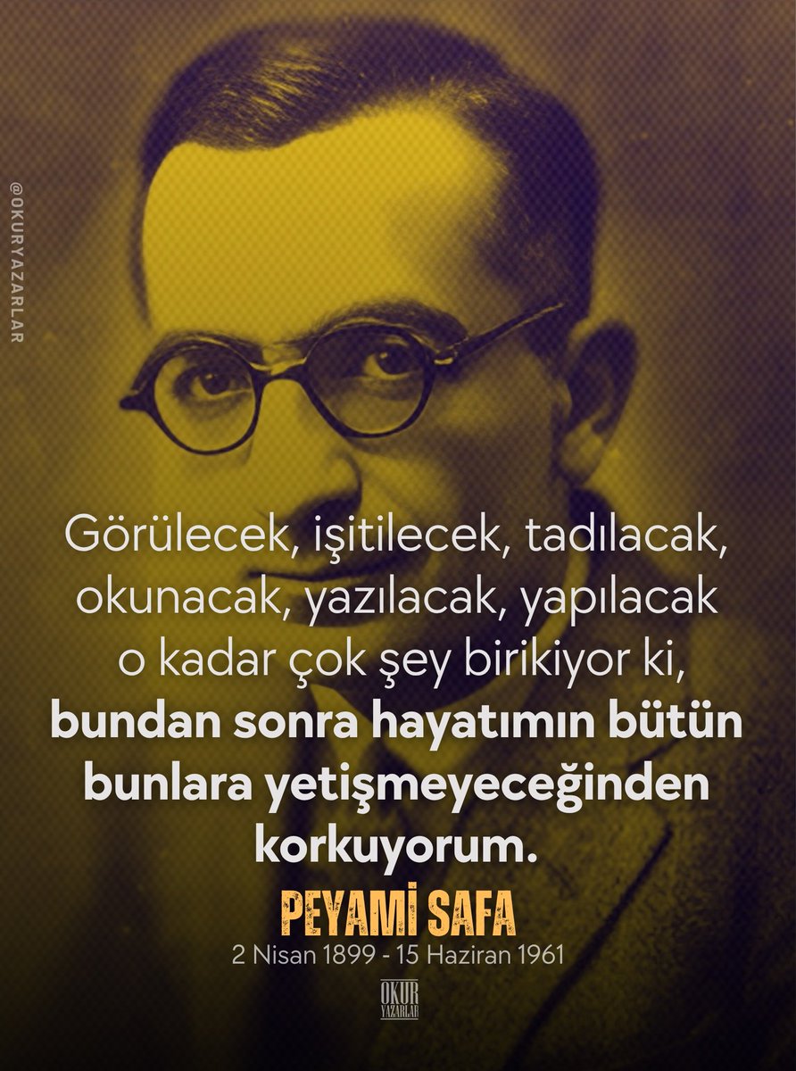 Cumhuriyet dönemi Türk edebiyatının önemli isimlerinden, yazar ve gazeteci Peyami Safa’yı aramızdan ayrılışının 64. yılında saygıyla anıyoruz.