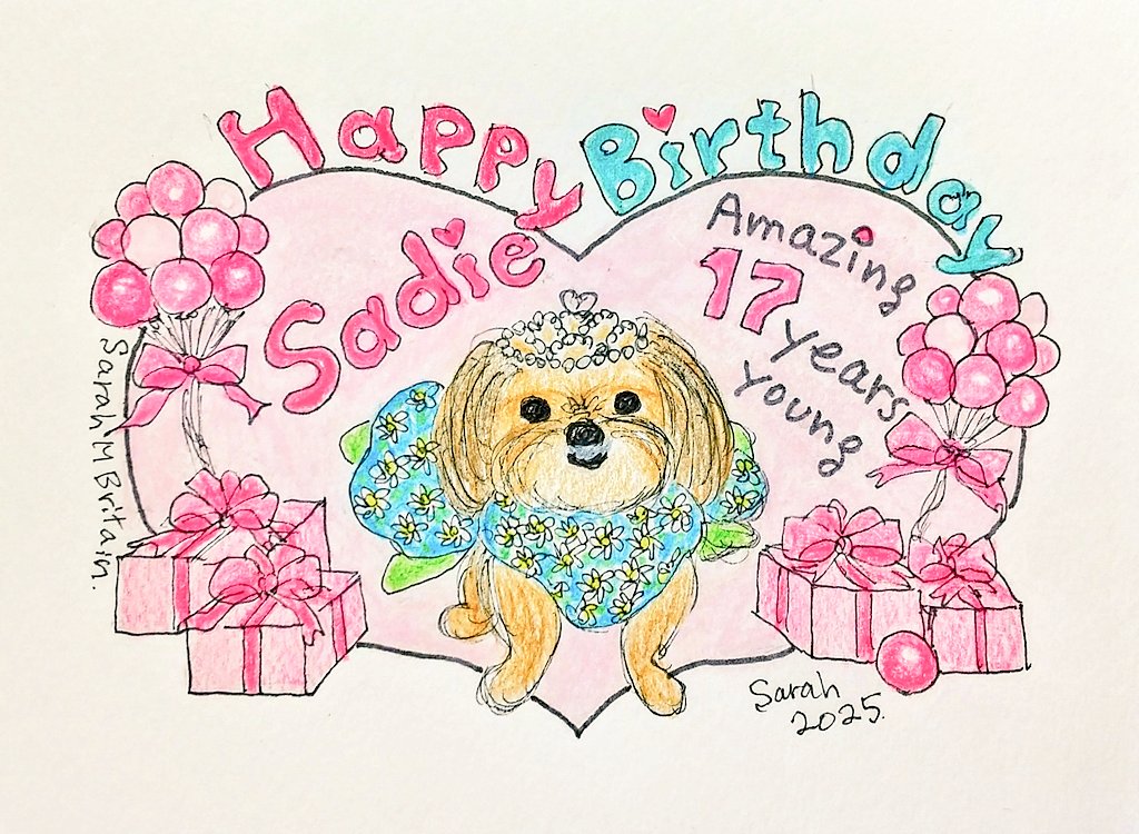 Sarah M Artist loves D๐ถGs ๐ฑ๐ถ๐จ๐๐ถ๐ (@sarahmldnenbr2) on Twitter photo <a href="/Gorillababe/">gorillafan</a> Woohoo! Happy 17th birthday, Sadie. Hip hip hooray, hip hip hooray, hip hip hooray! ๐๐ค๐๐๐๐๐ฅณ๐ถ๐โค๏ธ๐ฉท
I drew your birthday picture. Hope you like it. ๐๐ค๐๐
(ยฉ2025 Sarah M Britain)
#Sadies17thBirthday
#ZSHQ <a href="/Gorillababe/">gorillafan</a> Woohoo! Happy 17th birthday, Sadie. Hip hip hooray, hip hip hooray, hip hip hooray! ๐๐ค๐๐๐๐๐ฅณ๐ถ๐โค๏ธ๐ฉท
I drew your birthday picture. Hope you like it. ๐๐ค๐๐
(ยฉ2025 Sarah M Britain)
#Sadies17thBirthday
#ZSHQ