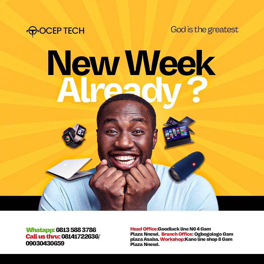 KellySignatures's tweet photo. ✨A simple and clean Social media design for Ocep Tech.   a brand that deals on Accessories, Devices, Installation &amp; Networking #socialmediadesign #GraphicDesign #lookingforgraphicdesigner https://t.co/qj1aIOd4BY