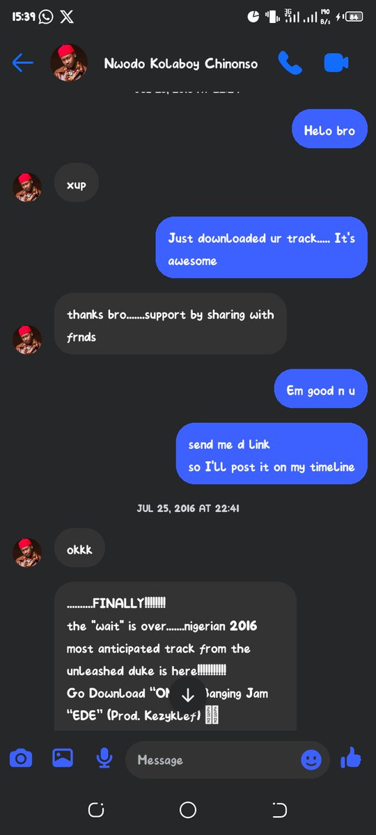 MerlinTipz's tweet photo. This was me and @kolaboyofficial Chats from way back 2016, I'm not trying to brag, atleast I knew kola from way back and I've been supporting @kolaboyofficial music for years.
So y'all should get ready #obago is coming.
God bless you sir @kolaboyofficial https://t.co/ObKxeT9nt8