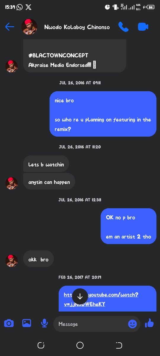 MerlinTipz's tweet photo. This was me and @kolaboyofficial Chats from way back 2016, I'm not trying to brag, atleast I knew kola from way back and I've been supporting @kolaboyofficial music for years.
So y'all should get ready #obago is coming.
God bless you sir @kolaboyofficial https://t.co/ObKxeT9nt8