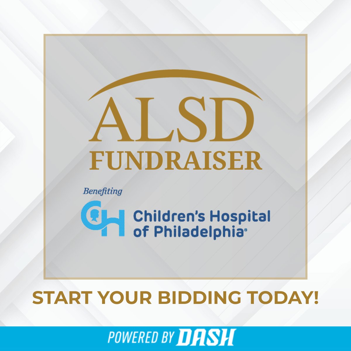 ALSD (@thealsd) on Twitter photo The 2025 ALSD Auction is LIVE🚨
Bid on 15+ exclusive items—experiences, memorabilia & more. All proceeds benefit the <a href="/ChildrensPhila/">Children's Hospital</a> 🏥❤️
Win big 🏆 and give back
Start bidding 👉 fans.winwithdash.com/event/6848a513…
#ALSD2025 #GiveBack #CHOP #SportsBiz #PremiumExperience #CharityAuction The 2025 ALSD Auction is LIVE🚨
Bid on 15+ exclusive items—experiences, memorabilia & more. All proceeds benefit the <a href="/ChildrensPhila/">Children's Hospital</a> 🏥❤️
Win big 🏆 and give back
Start bidding 👉 fans.winwithdash.com/event/6848a513…
#ALSD2025 #GiveBack #CHOP #SportsBiz #PremiumExperience #CharityAuction