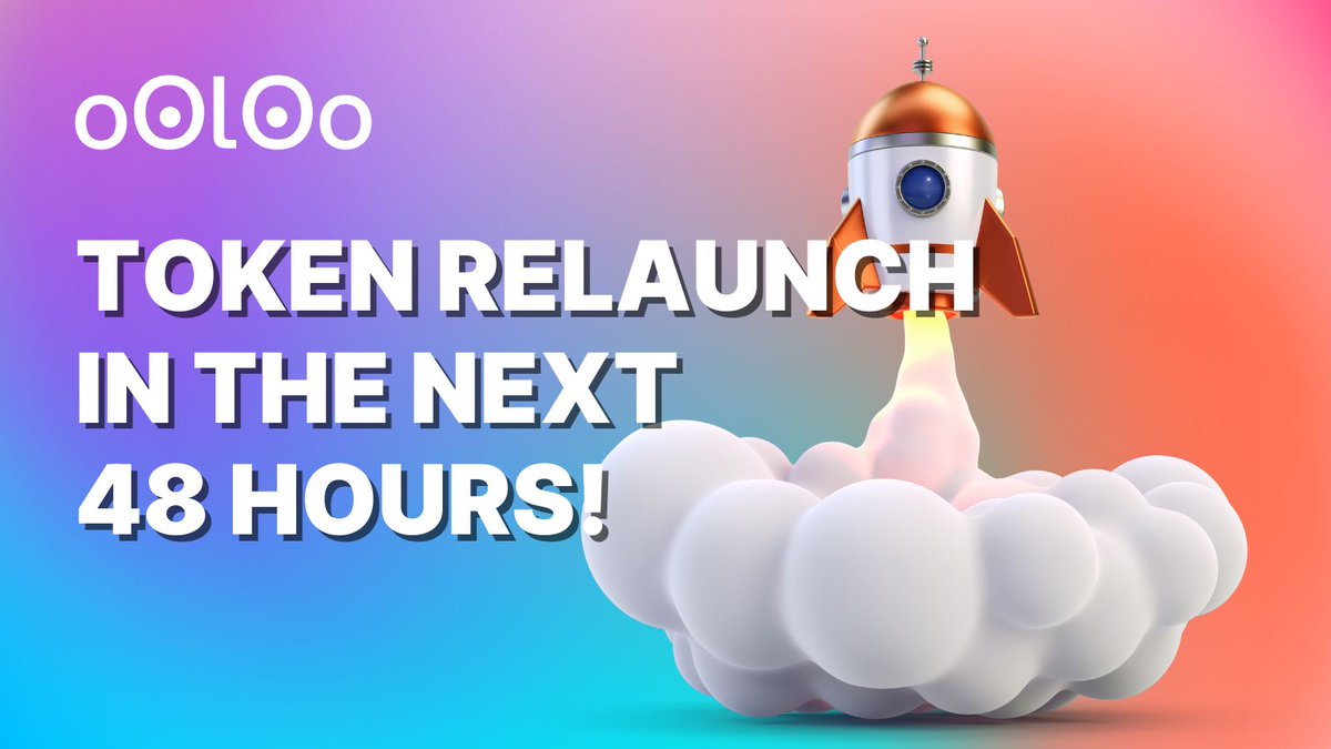 We have discussed this with the community for the past month and all agree the best thing for oOLOo is to re-launch the coin.

NEW TOKEN LAUNCH IN 48 HOURS!

What does that mean:

☑️ New life into the project
☑️ Opportunity for those who missed the first time

Token by Token will