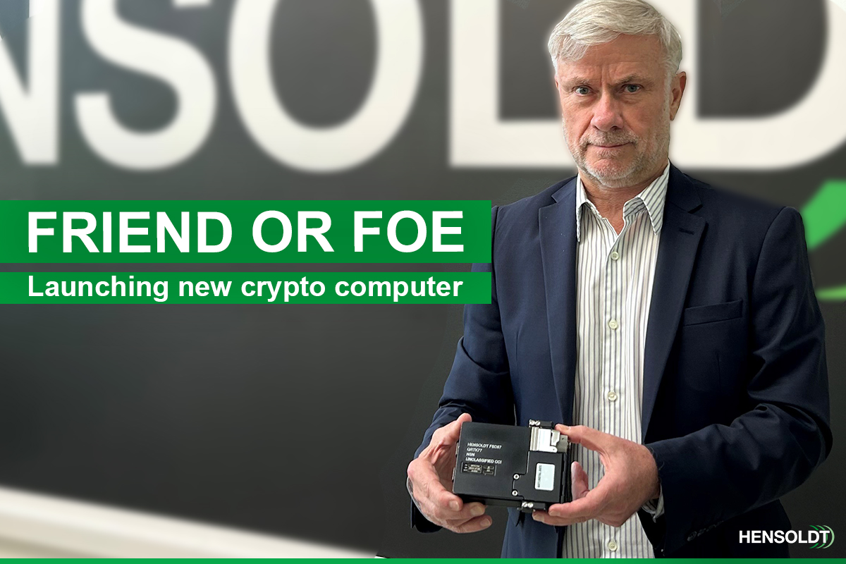 hensoldt's tweet photo. At the #ParisAirShow, @hensoldt  has announced the launch of the #QRTK77, our new mode 5 #cryptographic computer to strengthen our range of #IFF (identification friend or foe) equipment. #PAS25 Find out more: https://t.co/PCkizs8IVU #detectandprotect #LeBourget https://t.co/5fN3OUelSo