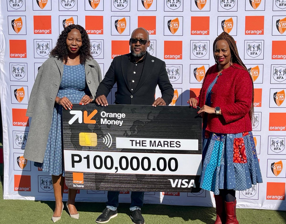 Orange Botswana backs the Mares all the way to the WAFCON with a P100,000 sponsorship!
Let’s give them all the support as they get ready to make us proud!🧡⚽
#OrangeBotswana #WAFCON