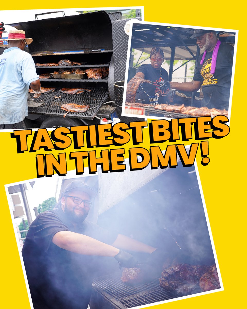 🍽️ Hungry? Follow the Flavor to Restaurant Row! 🍽️
At the Giant BBQ Battle, the grill’s always hot—and Restaurant Row is where the tastiest bites in the DMV come together!

bbqindc.com/food-drink/#re…

#GiantBBQBattle #RestaurantRowDC #BBQinDC