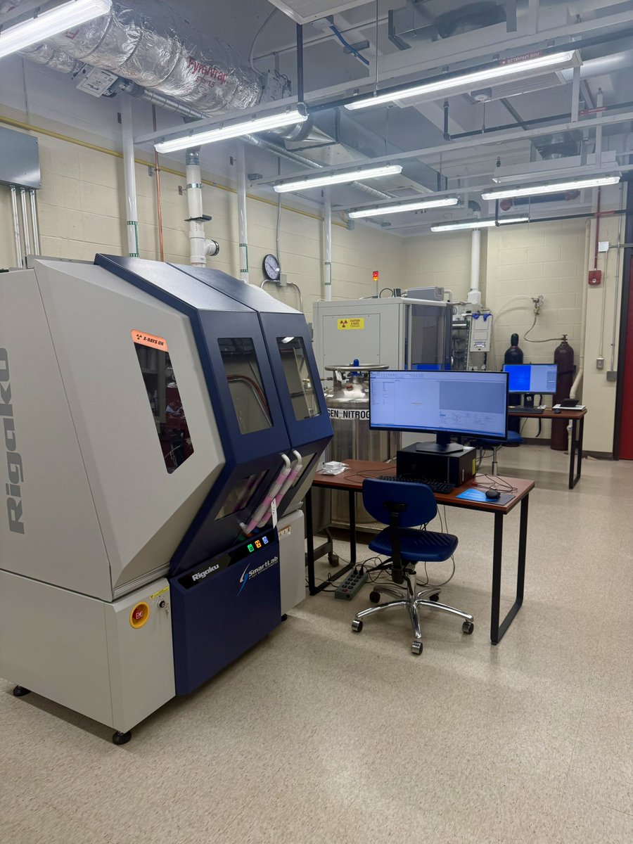 RugGroup's tweet image. The @URochesterChem X-ray crystallography facility is growing! We are really excited about the installation of our new @rigaku powder diffraction unit. Lots of variable temperature and small/wide angle scattering possibilities in front of us. @UofR #Materials #Chemistry