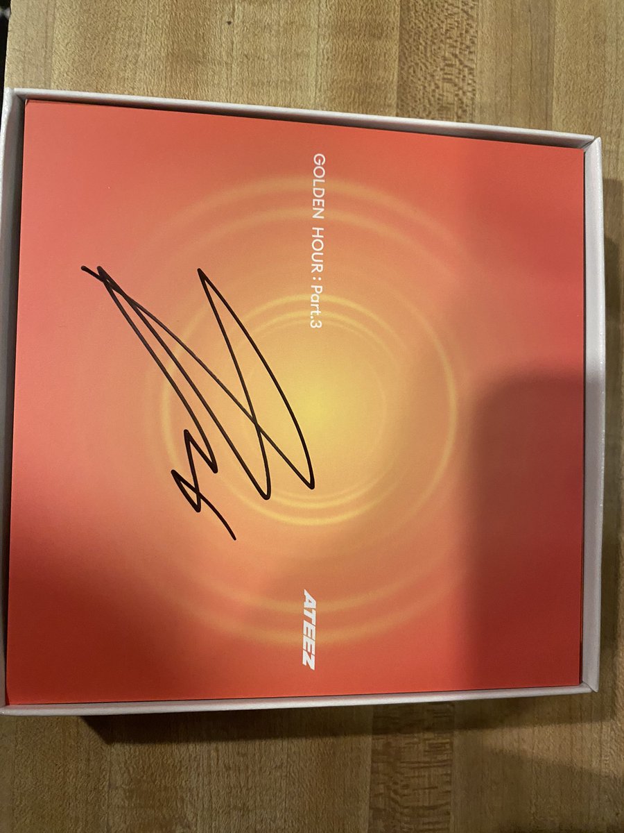 EVERYONE STFU SEONGHWA SIGNED MY ALBUM
