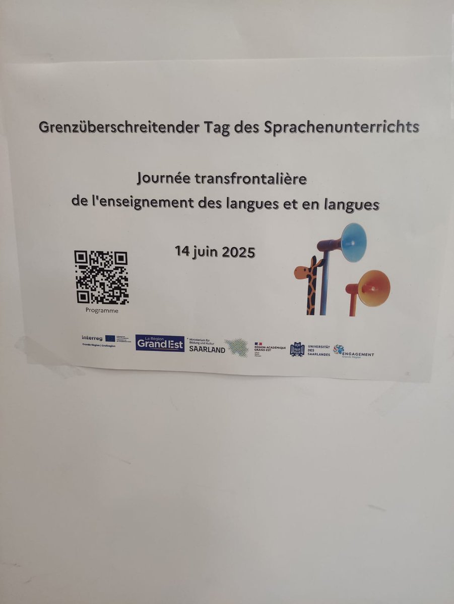 Am 14.06. war ProTandem beim grenzüberschreitenden Tag des Sprachenunterrichts in Nancy vertreten. Unsere Kollegin Charlotte Schneiders präsentierte unsere Austauschmöglichkeiten in der beruflichen Bildung 🇫🇷🇩🇪 #ProTandem #DeutschFranzösisch #Mobilität