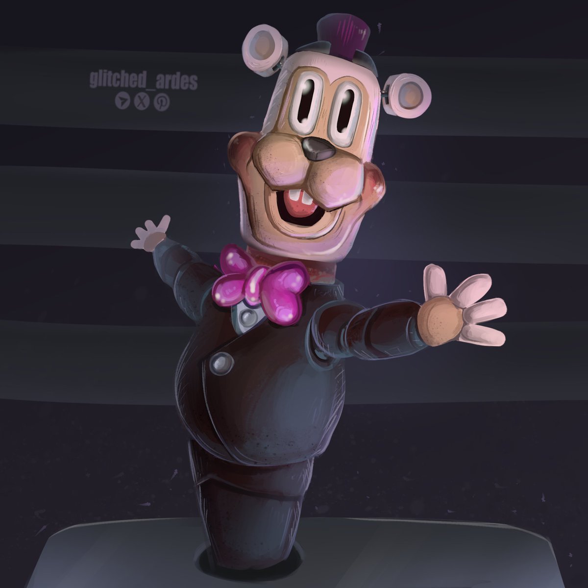 Mr. Helpful is so cute^^ Here's a quick art of it! #FNAFSOTM #FNAF # ...