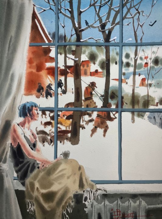 filmlara's tweet photo. Art of the Day: "Dreams about Brueghel. Dream #3". Buy at: https://t.co/ghZMgE5Yhd https://t.co/IQ4DyO112D