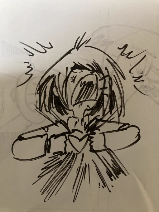 息抜きに下描き無しで描いたヤツ
 #deltarune 