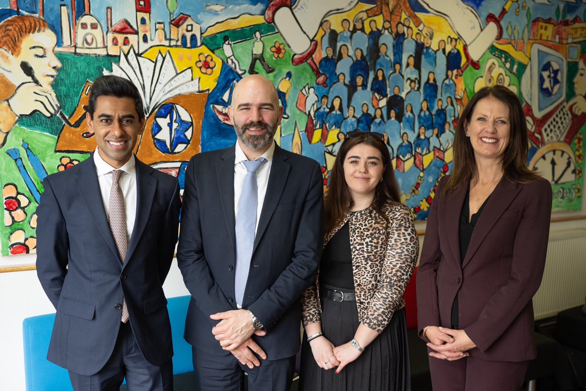 APPGAA's tweet image. Last week the APPG ran its second London tour of the year, attended by @monicabeharding @Ameet_Jogia and @JoaniReid Chief of Staff.
The group visited @CST_UK head office and a Jewish primary school to explore the impact of antisemitism on Jewish communities in the UK.