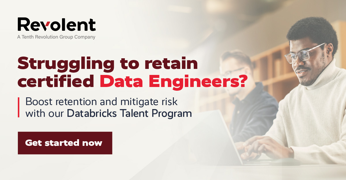 Struggling to retain Data Engineers? 🤔
83% of our Revols join our clients’ teams at the end of their placement—boosting retention rates at no extra cost! 🎯
Discover a better way to hire and keep Databricks Data Engineers here: revolentgroup.com/services/datab…

#Data #AI #DataEngineering