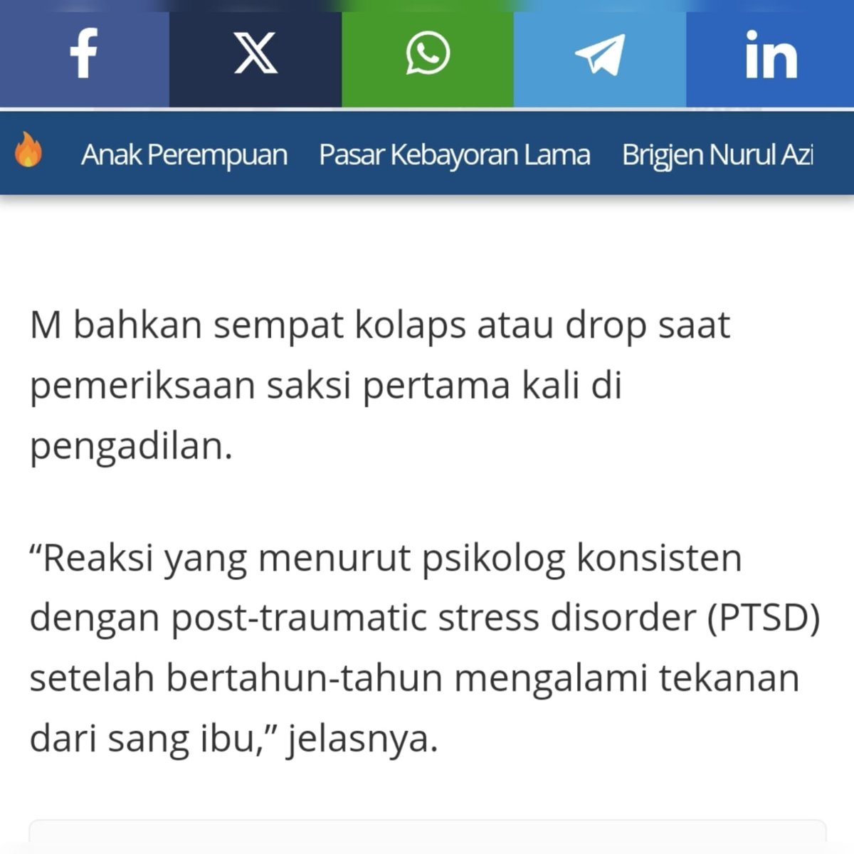 🅰️W🅰️N ♏e®️🅰️h (@awan_mer4h) on Twitter photo Kok bisa ya, seorang Oknum dokter perempuan menyiksa anaknya sendiri, Seperti Nggak Waras!! Mana Vonis nya cuma 1 tahun lagi, Sungguh diluar Nalar.. Ini oknum dokter lebih Bejat dari Binatang.
<a href="/PBIDI/">PB IDI</a> <a href="/KemenkesRI/">Kementerian Kesehatan RI</a>
<a href="/pnbekasi/">pnbekasi</a> <a href="/OfficialKakSeto/">Kak Seto</a>
#dokter
bekasi.tribunnews.com/2025/06/15/okn… Kok bisa ya, seorang Oknum dokter perempuan menyiksa anaknya sendiri, Seperti Nggak Waras!! Mana Vonis nya cuma 1 tahun lagi, Sungguh diluar Nalar.. Ini oknum dokter lebih Bejat dari Binatang.
<a href="/PBIDI/">PB IDI</a> <a href="/KemenkesRI/">Kementerian Kesehatan RI</a>
<a href="/pnbekasi/">pnbekasi</a> <a href="/OfficialKakSeto/">Kak Seto</a>
#dokter
bekasi.tribunnews.com/2025/06/15/okn…