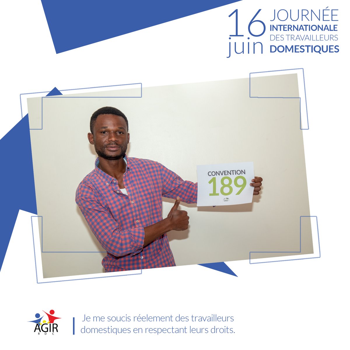 agir_rdc's tweet photo. En temps de crise, les travailleurs domestiques sont les premiers oubliés.
AGIR RDC, via le programme #AUTRADODD, soutient ceux du Nord-Kivu affectés par les conflits, et plaide pour la ratification de la #Convention189.
#TravailDigne #AgirRDC #16Juin #OIT https://t.co/HyLE4LNWnt