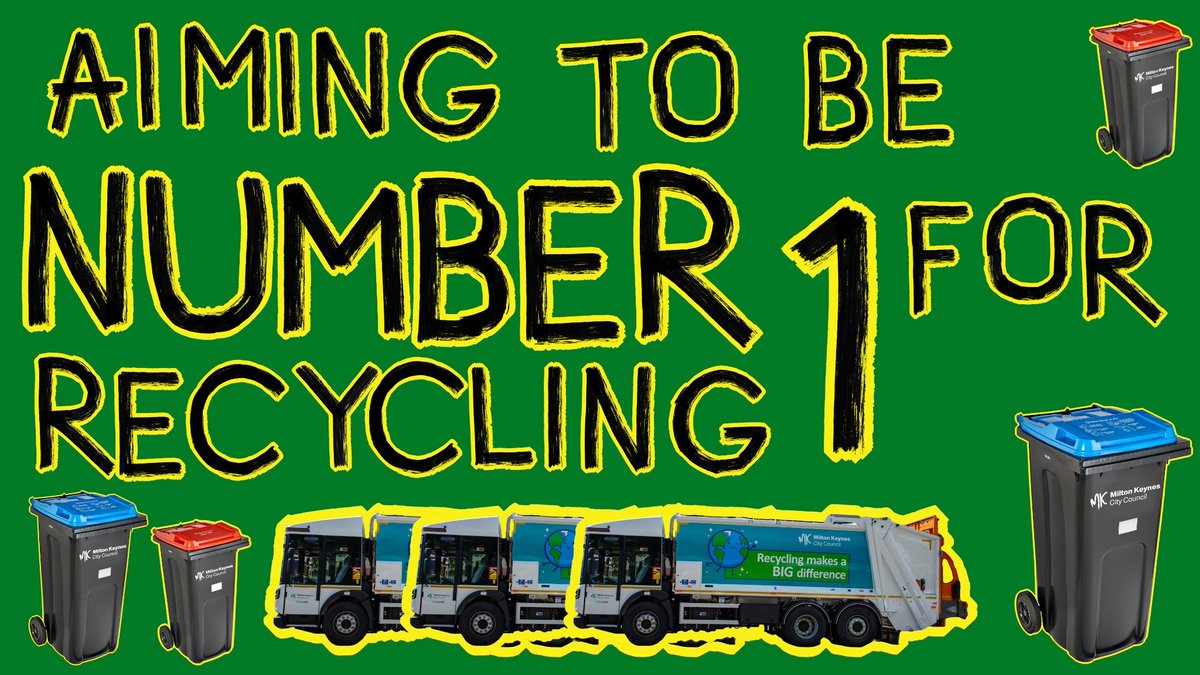 This year we’ve risen an incredible 76 places in the national recycling charts, to number 7. Brilliant job, MK! Let’s get to number 1 next year – check what can and can’t be recycled here: milton-keynes.gov.uk/mk-recycles-a-…