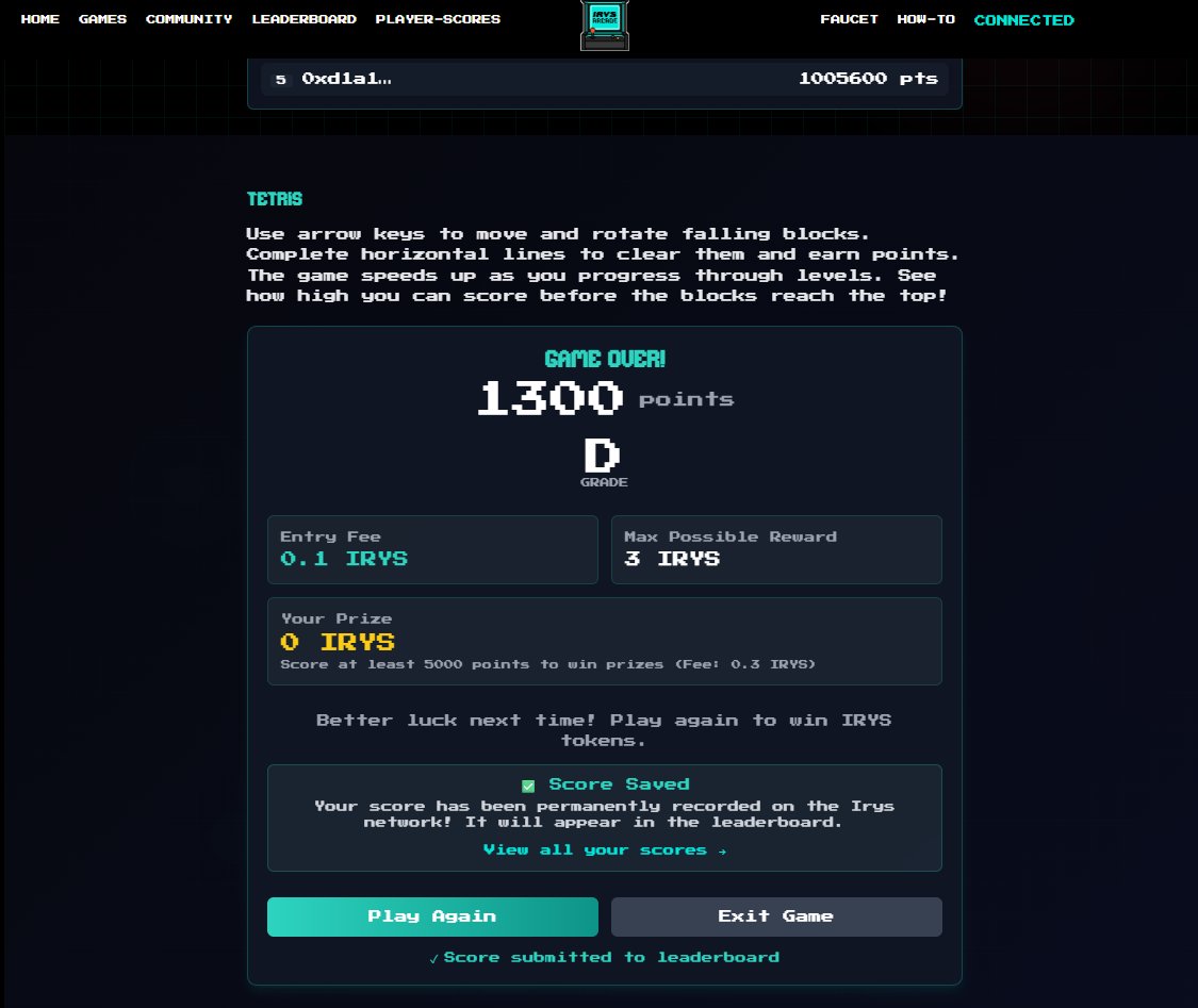 ChinhHo85806's tweet image. I&apos;m play so bad, but it&apos;s really interesting. #tetrisgame @irys_xyz