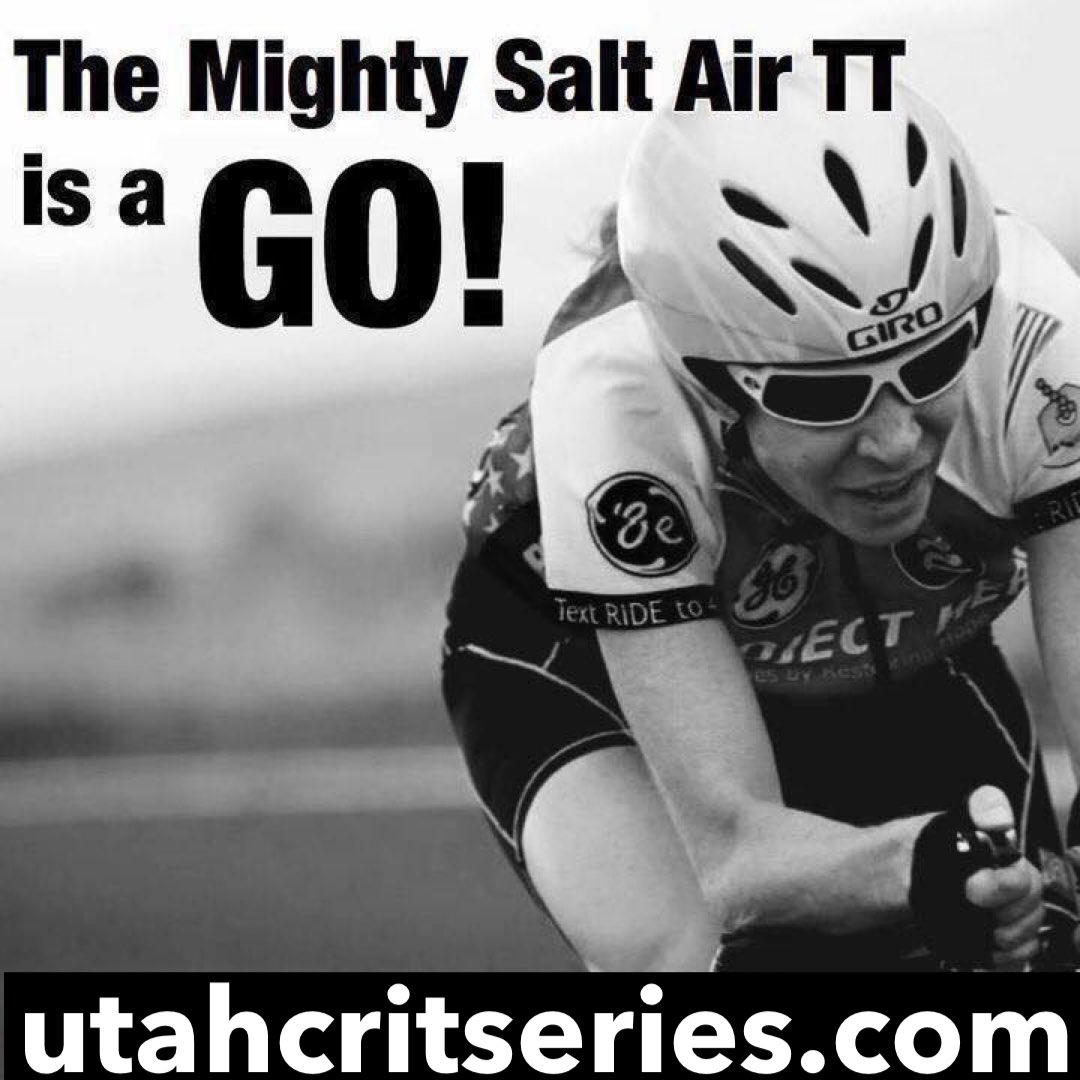 utahbikeracing's tweet photo. This week in UTCS: Salt Air TT 
Wednesday 6/18
First rider off at 6:30 pm

Course is open to traffic, and the rules of the road do apply!
We will see you out there! 

https://t.co/dOtHtd4b6j https://t.co/8Y8c2GOmpe