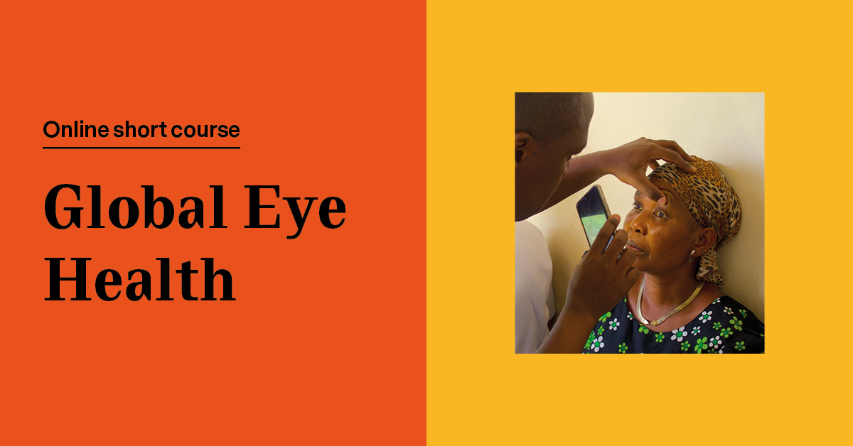 LSHTM's tweet image. Want to learn how to tackle major eye health-related diseases in LMICs?
Join our online short course & learn effective strategies to help people who face challenges accessing eye care worldwide.👁️🌍
Running 3 - 6 November 2025.
👉bit.ly/362gmR3