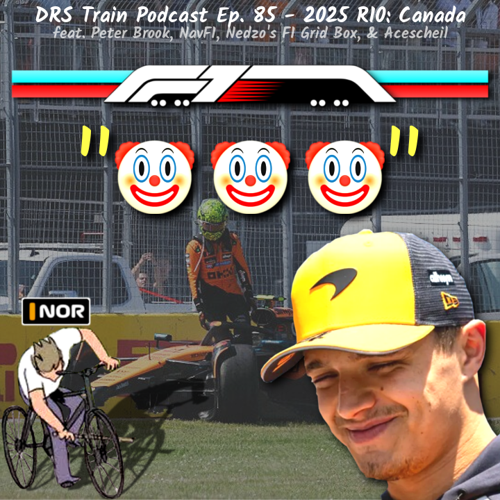 DRSTrainPodcast's tweet photo. Ep. 85 is here ft. @brook_f1, @nedzo_f1, #NavF1, and @acescheil.
The #f1 #CanadianGP was covered in much detail, from Norris' brilliant move on Piastri (π€‘) to Russell's brake check on Verstappen!
They covered it all, and you can check it out here:
https://t.co/awnEje3Sl3
Enjoy! https://t.co/U9BkMH55e5