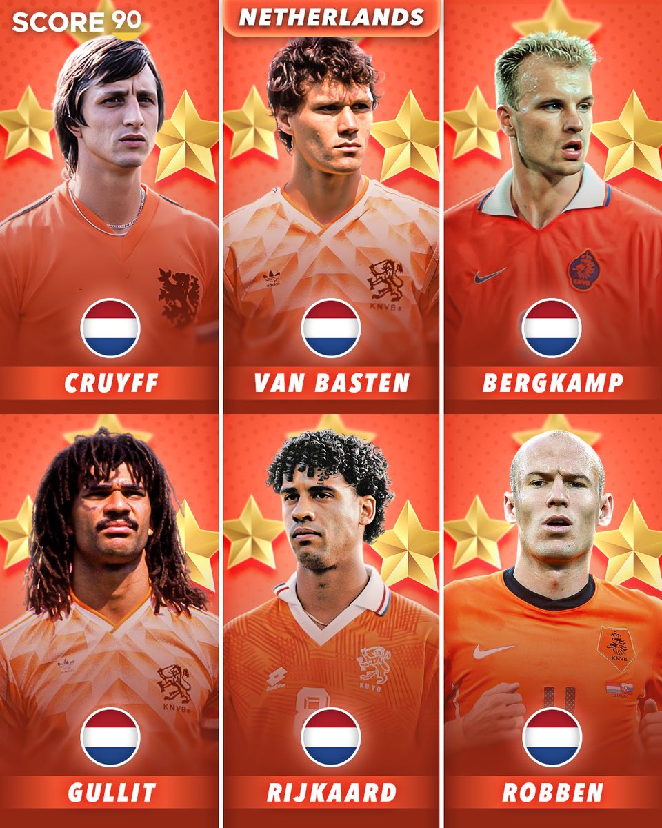 Who are the Top 3⃣ greatest Dutch footballers of all time?