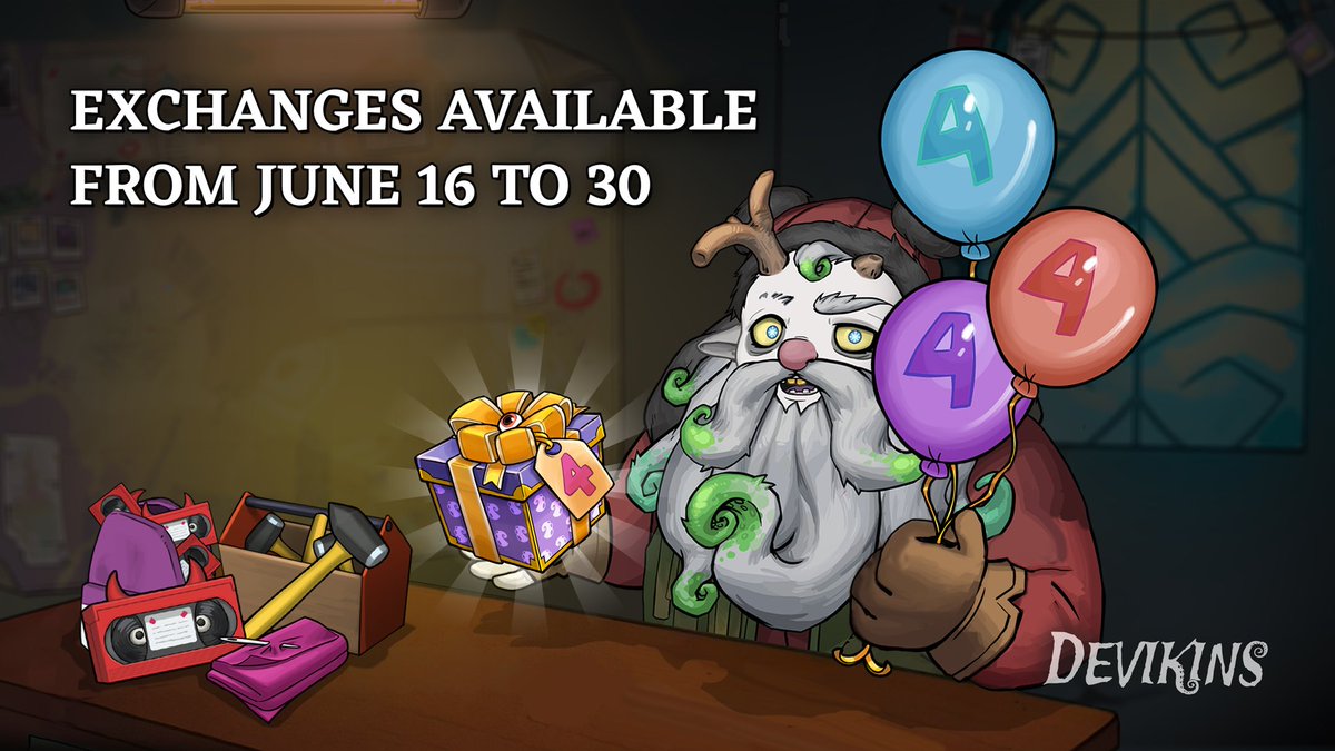 Special Anniversary Void Adventures are LIVE!

From June 16th to 30th, exchange your items and get amazing Anniversary Boxes!

Enjoy the Special 4th Moonlabs Anniversary!

#Devikins #Web3Gaming #Anniversary