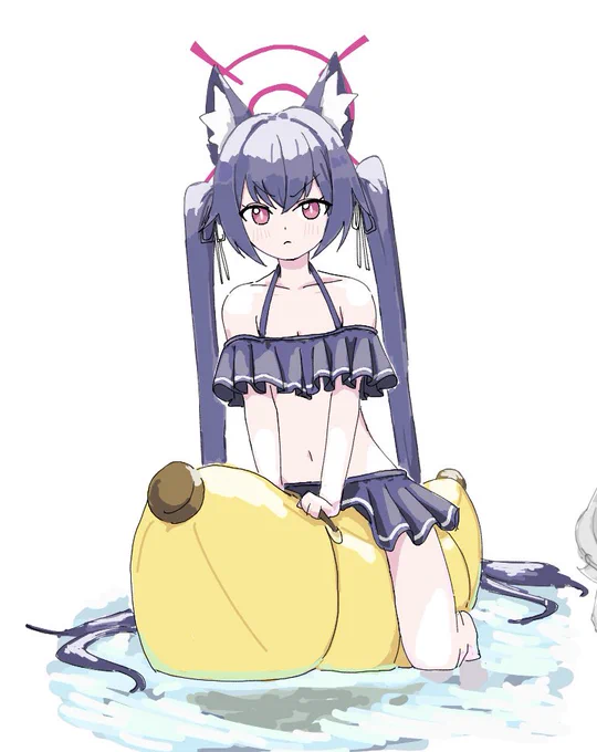 暑いので水着
