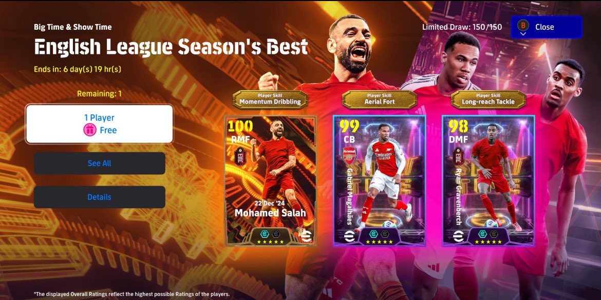 Konami no para!! Nuevas bestias en efootball!! SALAH BIG TIME!! 😱😱 
En un rato haremos directo. Mientras tanto puedes ahorrar mucho dinero en tus monedas gracias a INSTANT GAMING!!

👉instant-gaming.com/es/?igr=DannyA…