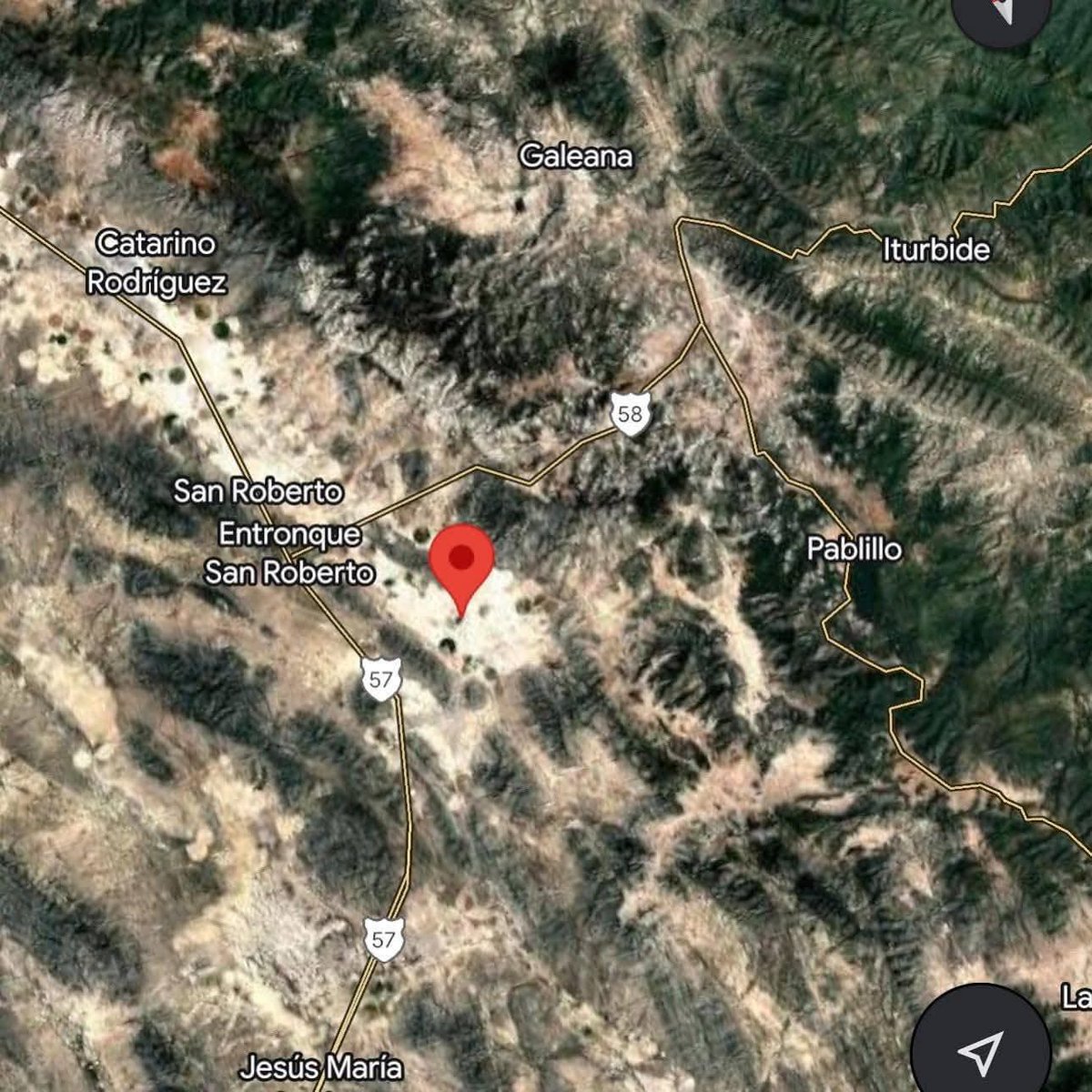 nelvaldez's tweet photo. ☄️ Hay novedades del meteoroide
Circula información en las últimas horas que se han hecho cálculos de la trayectoria del objeto y se estima haya caído en inmediaciones de la zona del entronque San Roberto y Carretera 57 en #NuevoLeon. Se sigue en su búsqueda https://t.co/Ra7G3B56m1
