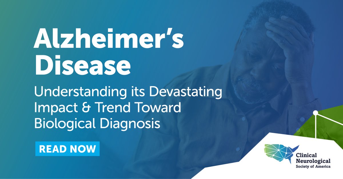 NeuroAmerica's tweet image. #DYK? Often, the first sign of Alzheimer’s disease is memory loss, especially involving recently learned information.
Read more in CNSA's white paper: bit.ly/3YSNTs9