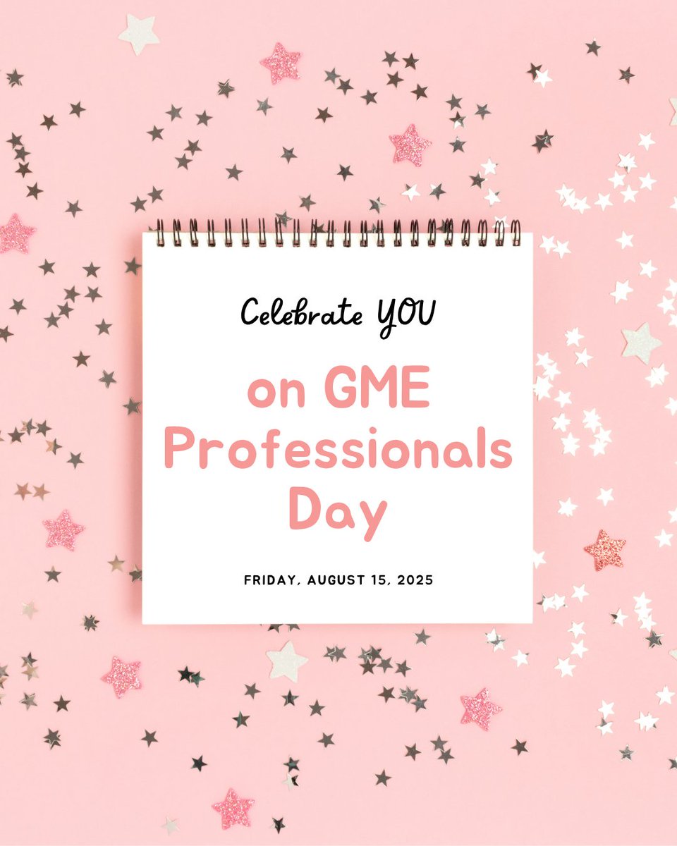 APCR (@apcradiology) on Twitter photo π’ REMINDER: GME Professionals Day is August 15, 2025!
Letβs celebrate YOU and your amazing colleagues! π
πΈ Send a photo + a short note about how you're celebrating (or have in the past).
π
Submissions due by July 1
π§ Email: apcradiology@gmail.com π’ REMINDER: GME Professionals Day is August 15, 2025!
Letβs celebrate YOU and your amazing colleagues! π
πΈ Send a photo + a short note about how you're celebrating (or have in the past).
π
Submissions due by July 1
π§ Email: apcradiology@gmail.com