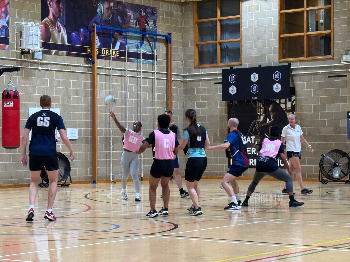 Britannia Royal Naval College (BRNC) brought their A game to the Western Region Mixed Netball Competition at HMS Drake! 

Hosted by LPT Cummings, the event saw BRNC, HMS Raleigh and JHGSW go head to head with BRNC convincingly taking the crown after winning both of their games.