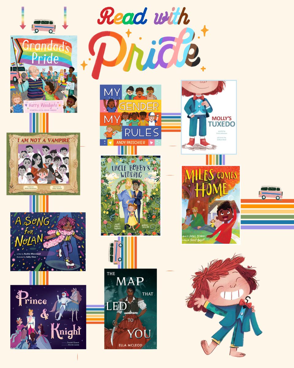 Pride may be over but these titles celebrating LGBTQ families are available year-round! 🏳️‍🌈

#BeeaReader🐝