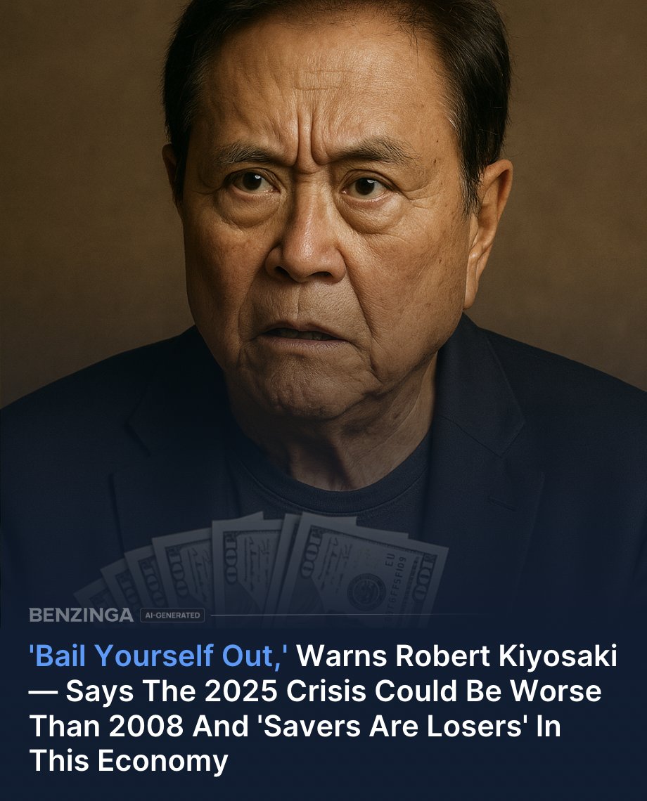 Robert Kiyosaki is sounding the alarm again—this time warning that a 2025  financial crisis could be worse than 2008. In a recent post on X, the Rich  Dad Poor Dad author urged
