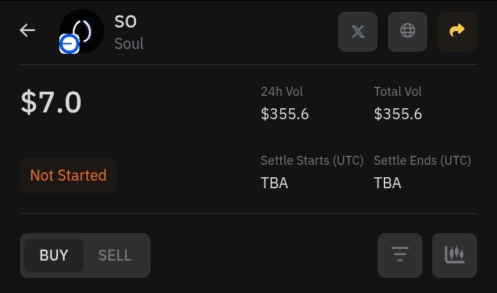 $SO Pre-Market just went live on <a href="/WhalesMarket/">Whales Market 🐳</a> 👀

Remember this day and the alpha right.

$SO leads, others follow.

Some of y’all will scroll past, some will tap in early.
Either way, history will remember who moved first.

gSoul fam.