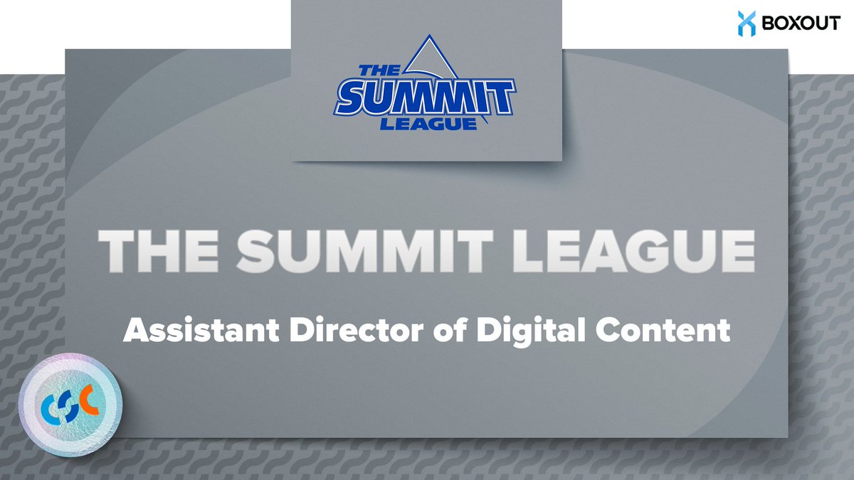 College Sports Communicators Jobs & Transactions tweet media